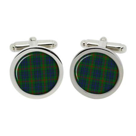 Ayton Scottish Tartan Cufflinks in Box
