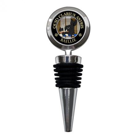 Baillie Scottish Clan Crest Bottle Stopper