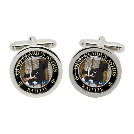 Baillie Scottish Clan Crest Cufflinks