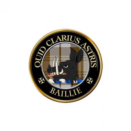 Baillie Scottish Clan Crest Pin Badge