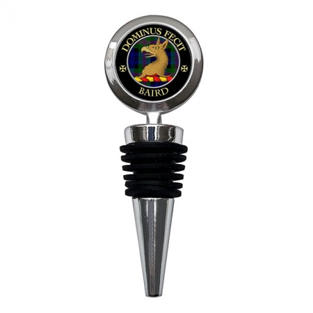Baird Scottish Clan Crest Bottle Stopper