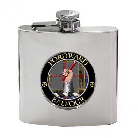 Balfour Scottish Clan Crest Hip Flask