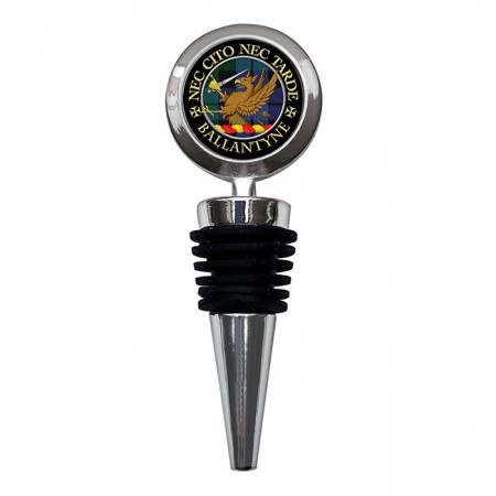 Ballantyne Scottish Clan Crest Bottle Stopper