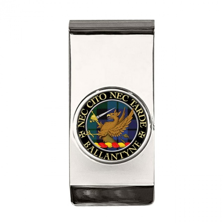 Ballantyne Scottish Clan Crest Money Clip