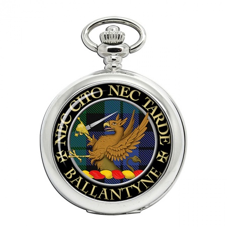 Ballantyne Scottish Clan Crest Pocket Watch