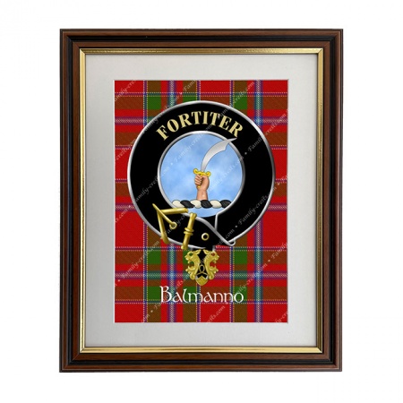 Balmanno Scottish Clan Crest Framed Print