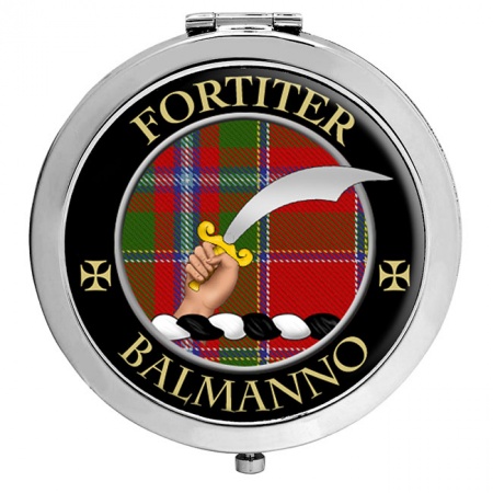 Balmanno Scottish Clan Crest Compact Mirror