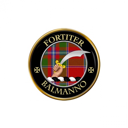 Balmanno Scottish Clan Crest Pin Badge