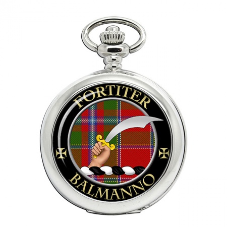 Balmanno Scottish Clan Crest Pocket Watch
