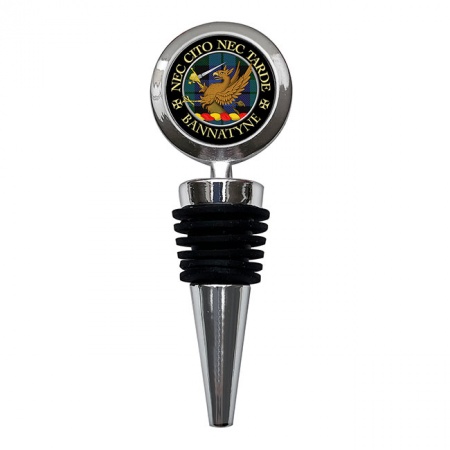 Bannatyne Scottish Clan Crest Bottle Stopper