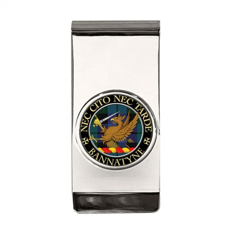 Bannatyne Scottish Clan Crest Money Clip