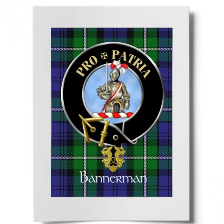 Bannerman Scottish Clan Crest Ready to Frame Print