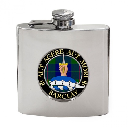 Barclay Scottish Clan Crest Hip Flask