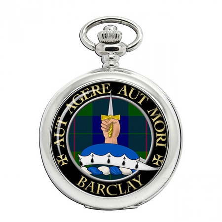 Barclay Scottish Clan Crest Pocket Watch