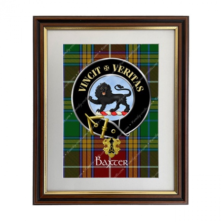 Baxter Scottish Clan Crest Framed Print