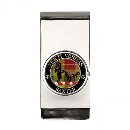 Baxter Scottish Clan Crest Money Clip