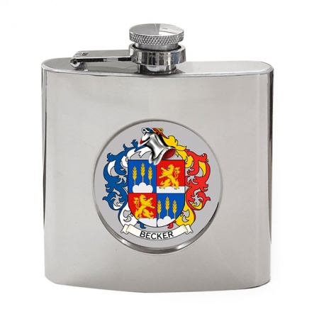 Becker (Germany) Coat of Arms Hip Flask
