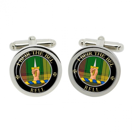 Bell of Kirkconnel Scottish Clan Crest Cufflinks