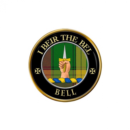 Bell of Kirkconnel Scottish Clan Crest Pin Badge