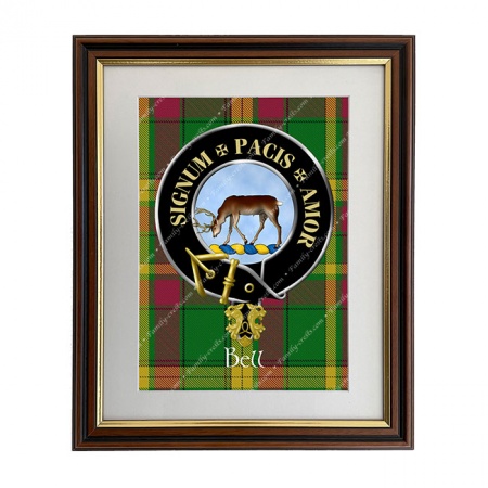 Bell of Provoschaugh Scottish Clan Crest Framed Print