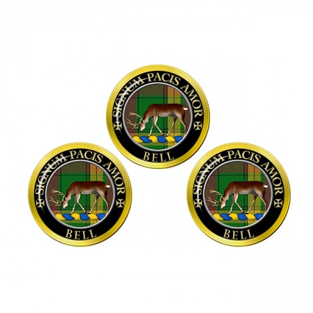 Bell of Provoschaugh Scottish Clan Crest Golf Ball Markers