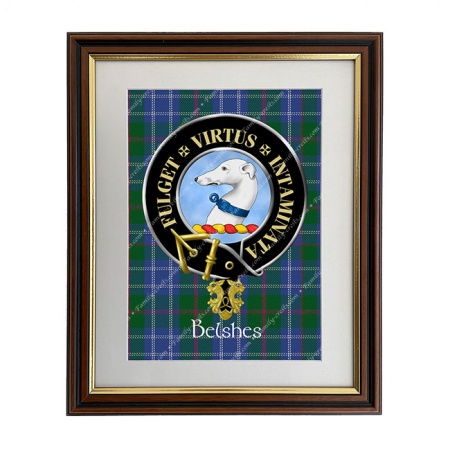 Belshes Scottish Clan Crest Framed Print