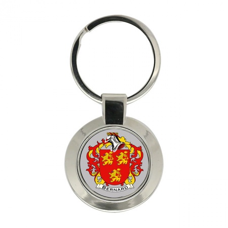 Bernard (France) Coat of Arms Key Ring