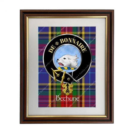 Bethune Scottish Clan Crest Framed Print
