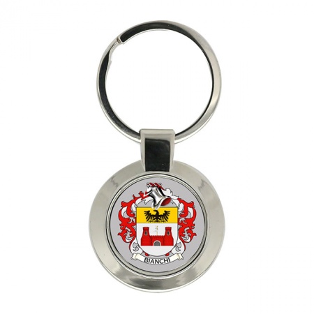 Bianchi (Italy) Coat of Arms Key Ring