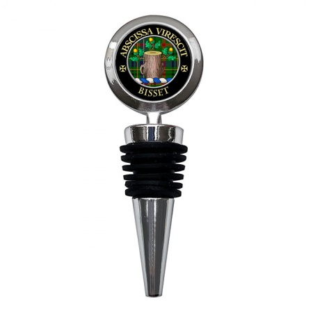 Bisset Scottish Clan Crest Bottle Stopper