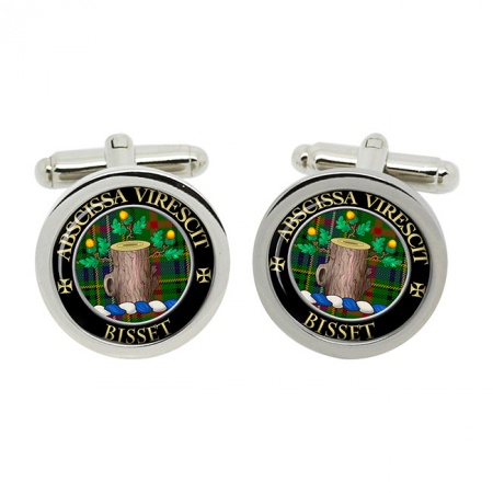 Bisset Scottish Clan Crest Cufflinks