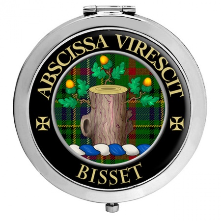 Bisset Scottish Clan Crest Compact Mirror