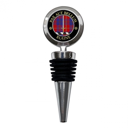 Blaine Scottish Clan Crest Bottle Stopper