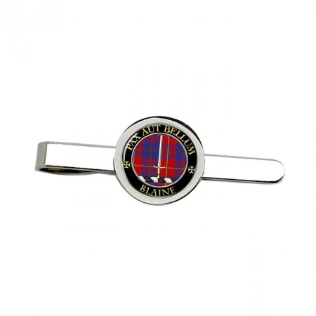 Blaine Scottish Clan Crest Tie Clip