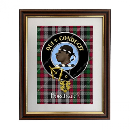 Borthwick Scottish Clan Crest Framed Print