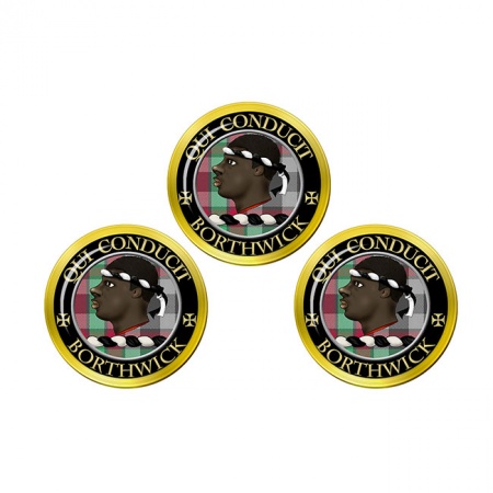 Borthwick Scottish Clan Crest Golf Ball Markers