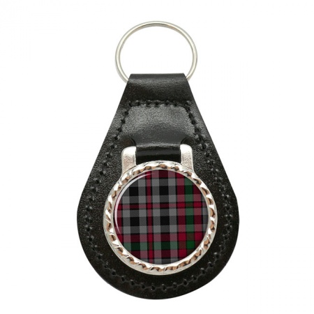 Borthwick Scottish Tartan Leather Key Fob