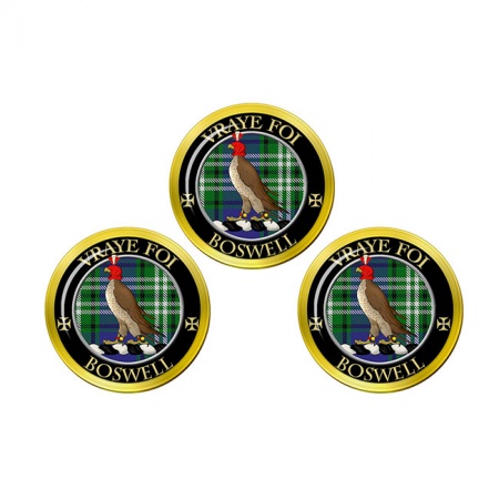 Boswell Scottish Clan Crest Golf Ball Markers