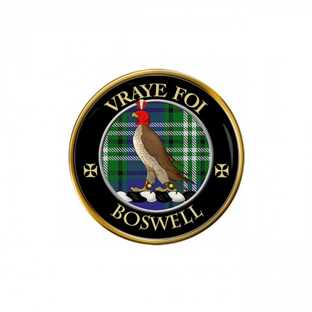 Boswell Scottish Clan Crest Pin Badge