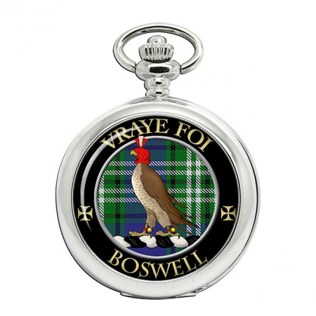 Boswell Scottish Clan Crest Pocket Watch