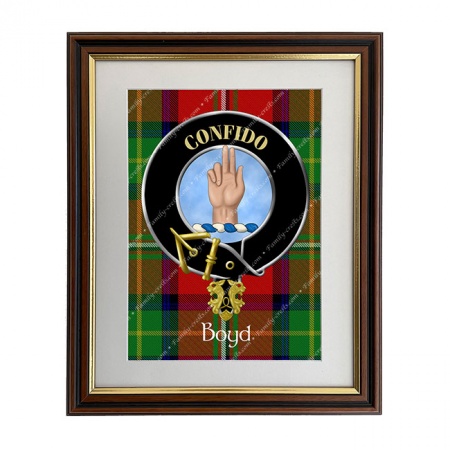 Boyd Scottish Clan Crest Framed Print