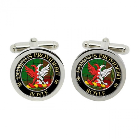 Boyle Scottish Clan Crest Cufflinks