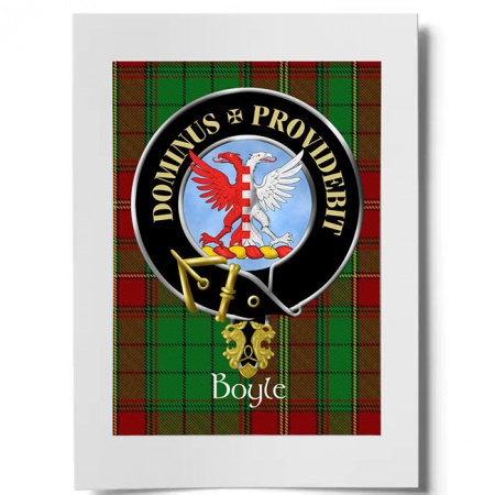 Boyle Scottish Clan Crest Ready to Frame Print