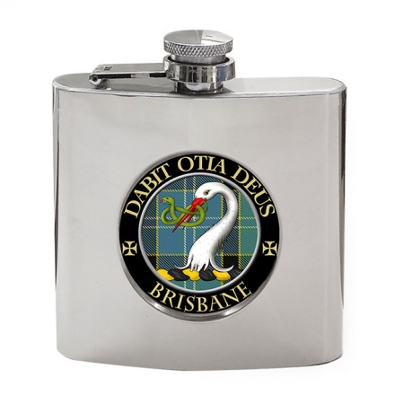 Brisbane Scottish Clan Crest Hip Flask