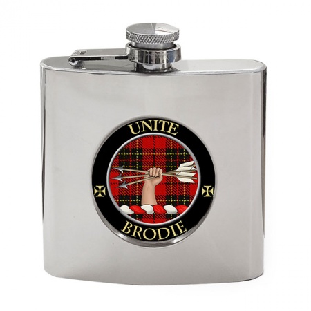 Brodie Scottish Clan Crest Hip Flask
