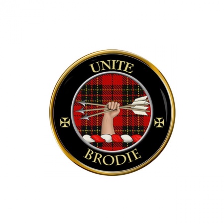 Brodie Scottish Clan Crest Pin Badge