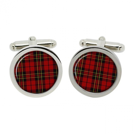 Brodie Scottish Tartan Cufflinks in Box