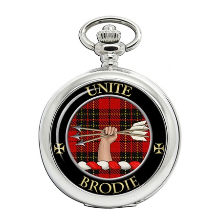 Brodie Scottish Clan Crest Pocket Watch