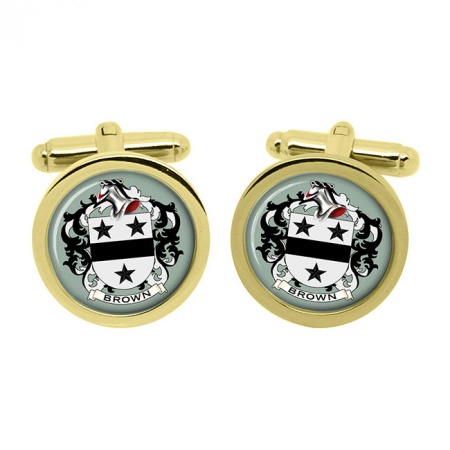 Brown (England) Coat of Arms Cufflinks