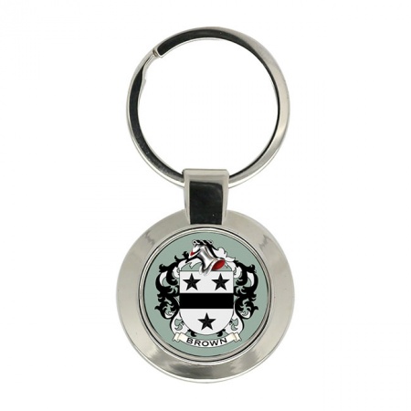 Brown (England) Coat of Arms Key Ring